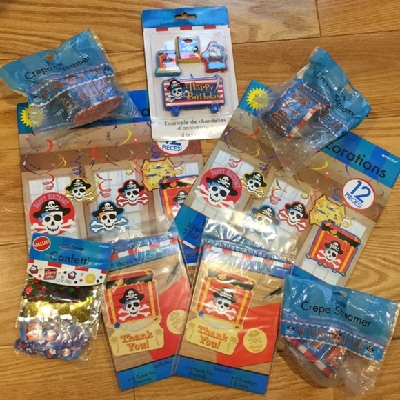 Pirates Birthday Decorating bundle - Picture 1 of 6